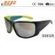 2017 new style sports sunglasses ,made of plastic, UV 400 protection lens