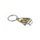 Epoxy Doming Metal Wine Bottle Opener Vintage Keychain Zinc Alloy