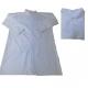 Waterproof Nonwoven Lab Coat Uniform For Workwear Visitor Closure Zipper OEM Accepted
