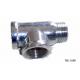 TLC-1529 1/2-2Female brass elbow chrome plated NPT copper fittng water oil gas mixer matel plumping joint