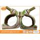 Korean 0.60kg galvanized scaffolding 48.6mm swivel coupler rolling clamp for Indonesia project