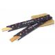 Connected Disposable Bamboo Chopsticks 210*4.8mm In Sleeves