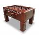 Wood Veneer Frame Heavy Duty Football Table With Durable Solid Steel Rod