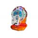 Amusement Park Double Player Coin Operated Kiddie Rides 360 Degree Rotated