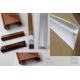4CM Glossy Extruded Plastic Profiles Top Clip For Room Roof Garden Drainage