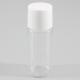 0.4oz/12ml Small Capacity Clear PET Plastic Bottle With White Screw Cap, Travel Set Bottle Perfume Liquid Spray Bottle