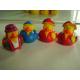 5.0L*4.6W*4.9H Cm Yellow Mini Rubber Ducks Baby Shower Toys Sort For Duckies
