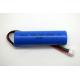 LiFePO4 18650 Emergency Light Lithium Battery 1600mAh 3.2V Stick Type With NTC Connector JST-XH-3P UL1007
