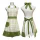 Lovely Retro Country Cute Aprons With Pockets Waitress Embroidered Pastoral Style