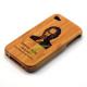 Earth Friendly Wooden Hard Case Cell Phone Faceplate Covers For IPhone 4