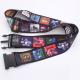 Promotional 5CM wide  colorful Customer sublimation printing Luggage belt with lock