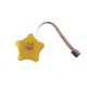 Plastic Tailor Soft Tape Measure For Body Cute Star 14mm Thick Advertising Gift