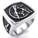 Tagor Jewelry Super Fashion 316L Stainless Steel Casting Rings Collection PXR060