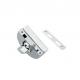 Glass door locks LC-012A, stainless steel 304 plate, finishing satin or mirror