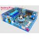 Interactive Daycare Indoor Playground Equipment CAD Instruction Middle Size 1090*890*310cm