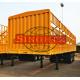Tri Axle Container Semi Trailer 50 Tons Bulk Stake Livestock Semi Trailers