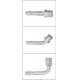 #6 #8 #10 #12 Al joint (Al outer screw)( Male O-Ring)/Straight 45° 90°Shape / auto air conditioning hose fitting