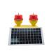 Solar Powered Double LED Aviation Obstruction Light Low Intensity