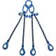Standard Blacken Finished Strong G80 Alloy Steel Lifting Chain Sling with Hook