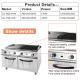Stainless Steel and Gas Commercial Kitchen Cooking Equipment with Efficiency