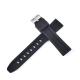 18mm ODM Silicone Rubber Watch Strap Bands With Customization LOGO