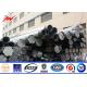 Double Circuit Steel Power Electrical Power Pole For Utility Transmission Line