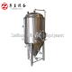 Brewery Factory Beer Storage Tanks , Conical 500l Fermentation Tank Dimple Cooling Jacket