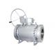Side Entry Trunnion Ball Valve , Anti Static Two Piece Ball Valve For Industrial