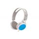 Professional Blue Color Computer Gaming Headphones With Mic Superior Sound