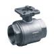 2PC ISO 5211 Cast Steel Ball Valve Easy Operated With Direct Mounting Pad