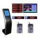 Custom design bank service counter led number Queue Ticket Management Display Token Number Kiosk System