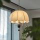 French Vintage Cloth Pendant Lamp Dining Room Bedroom Fabric Style Table Bar Lamp