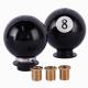 factory custom universal billiard black 8 high quality ball head car gear shift knob