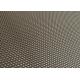 Satin Black Aluminum One Way Vision Mesh , 1.6 - 2.0 Mm One Way Vision Window Screen