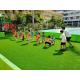 Realistic Artificial Grass Turf For Garden With Drainage Holes