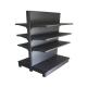 Double Side Black Shelf Factory Price steel supermarket shelves
