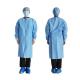 Protective Medical Doctor Gown , Disposable Isolation Gowns For Virus Contaminated Areas