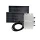 Grid Connected Micro Inverter Solar System 1400 Watt IP65 Silver Household Solar Inverter