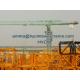 10T Tower Crane QTZ125 Flat Top Top Slewing Tower Crane L68 Mast Sections 60m Free Height