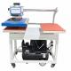 Double Station Hat Clothing Heat Press Machine For DTF Printer PET Film T-Shirt Printing