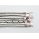26AWG - 36AWG Thermocouple Cable With Fiberglass Stainless Steel Braided Sheath
