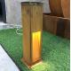 800mm Garden Lights Corten Steel Bollard Lights Rust Colour Corten Lighting Bollards