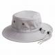 Canvas Boonie Style Unisex Broad Brimmed Hat With Neck Flap And Chin Strap