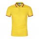 SGS Polyester Polo T Shirts 160gsm  Sports Athletic Lapel Collar Flyita