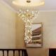 European Style G9 Customized Pendant Lamp Lights For Rotary Staircase