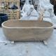 Marble Bathroom Bath Tub Large Oval Natural Stone Bathtub Freestanding Modern Design