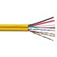 UTP CAT5E+4C Siamese Coaxial Cable , Siamese Cable For Cctv PE Insulation