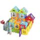 PP Plastic Assemble Bricks Creative DIY Toy for Early Education Cognition Developing Children's House Building Blocks