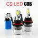 6000K LED Car Headlight Bulbs C9 - H1 Beam Angle 360° For ALL IN ONE Style Vehicle