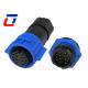 5A 14 Pin Round IP67 Waterproof Connector M19 Wire To Board Connector Types